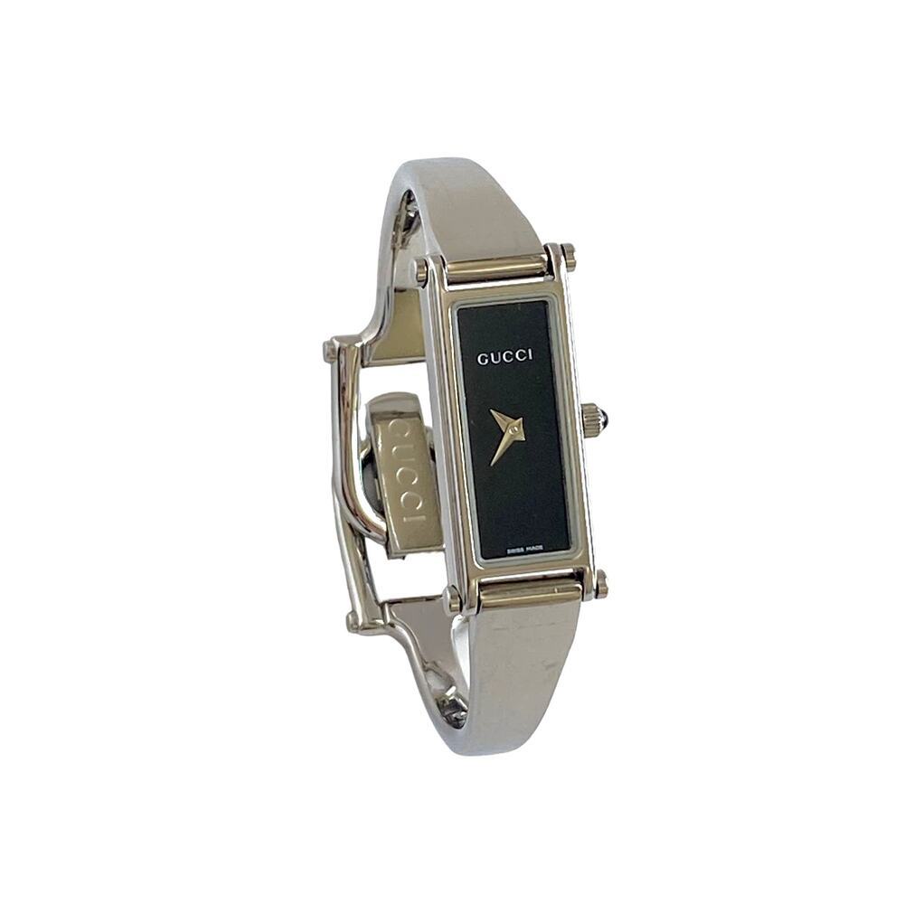 Gucci Silver and Black Women's Watch